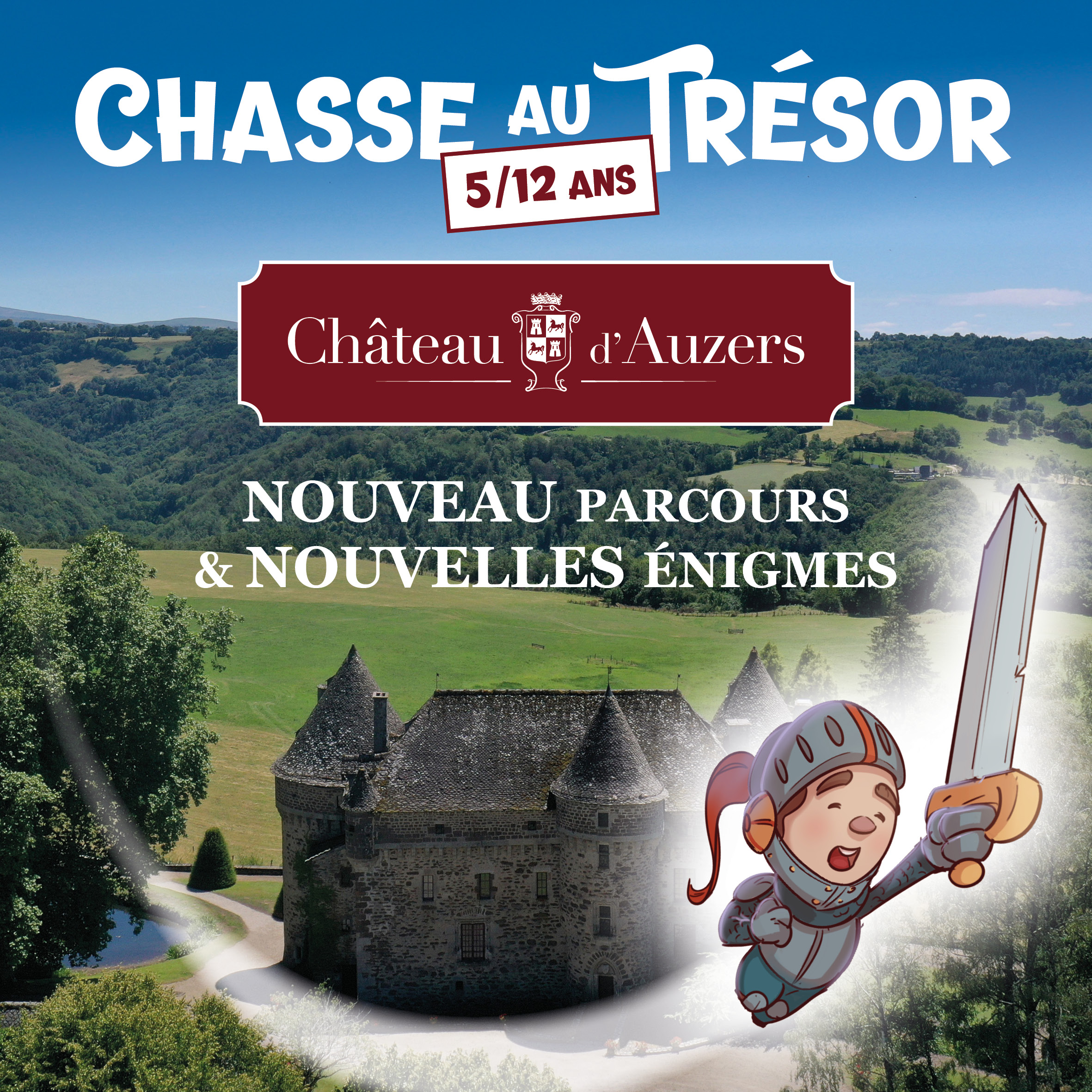 chasse au trésor au chateau d'auzers