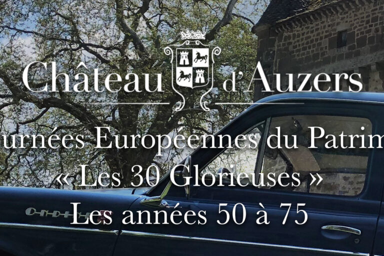 Bandeau Les journées Européennes du patrimoine au Chateau d'Auzers