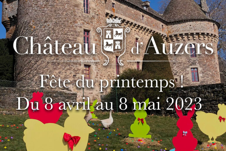 Bandeau fête du printemps au Chateau d'Auzers.