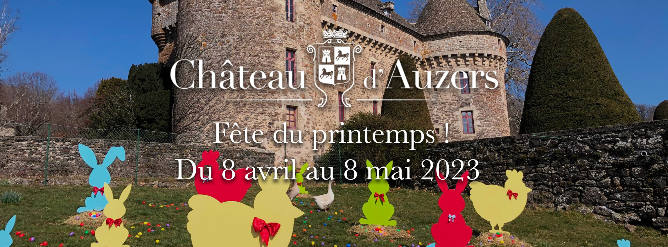 bandeau-actus-printemps Bandeau fête du printemps au Chateau d'Auzers.